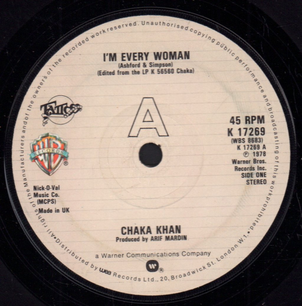 Chaka Khan - I'm Every Woman - 7 Inch