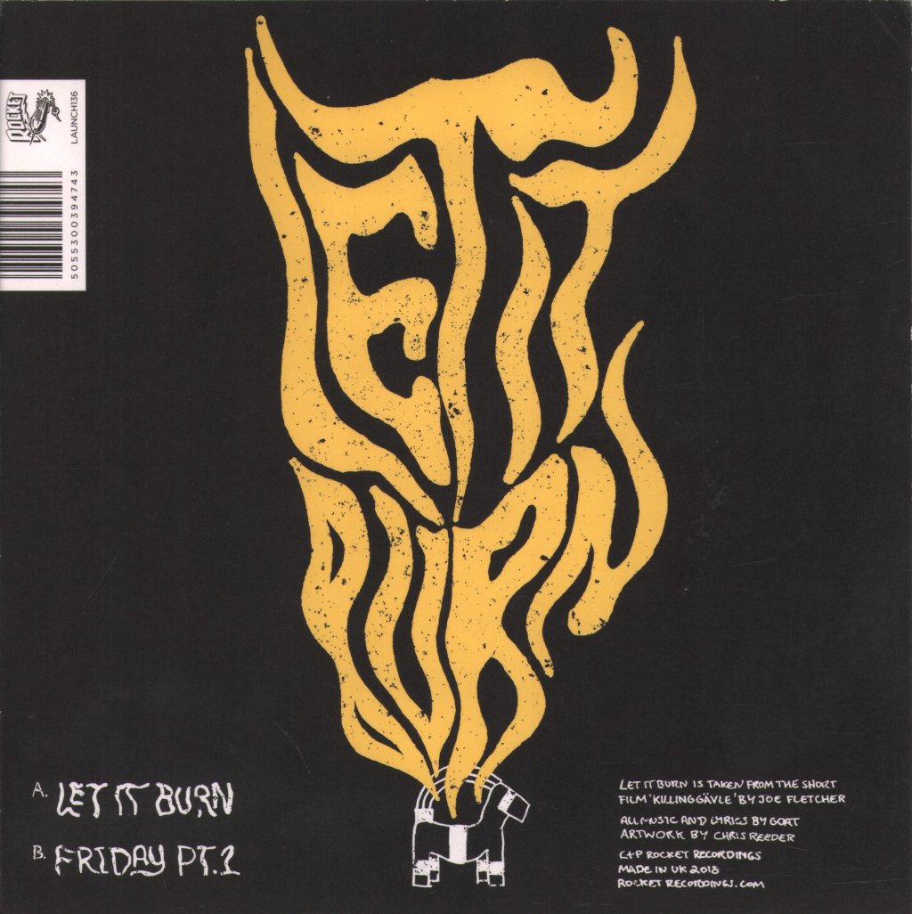 Goat - Let It Burn - 7 Inch