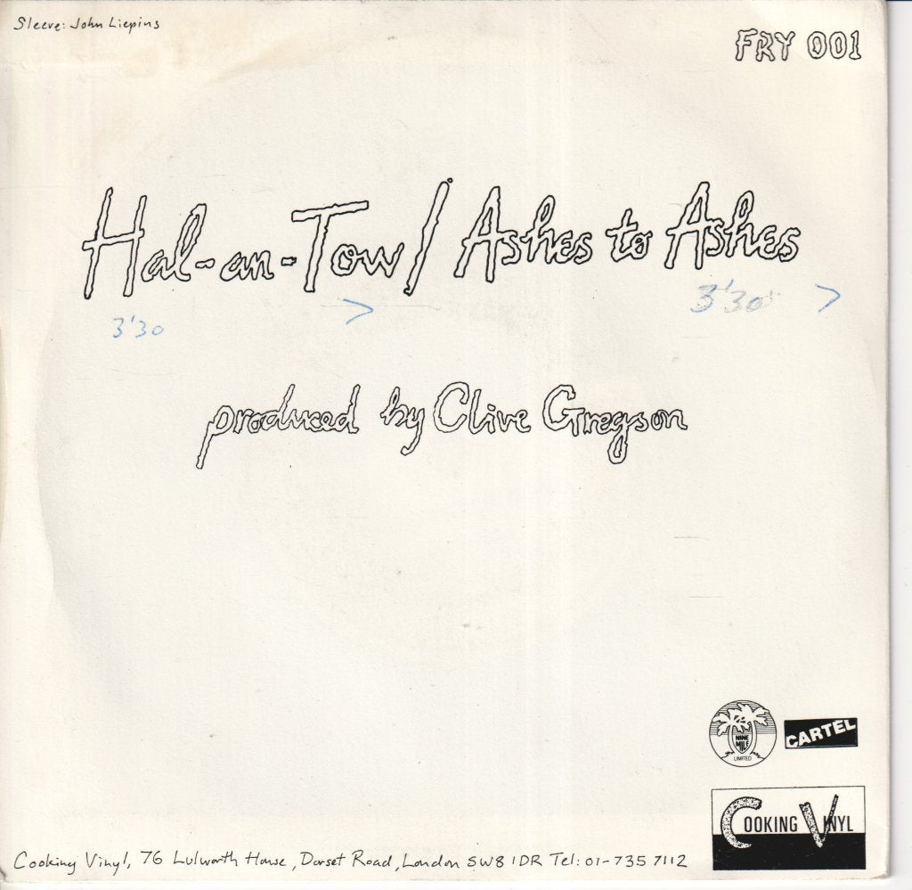 Oyster Band - Hal An Tow - 7 Inch