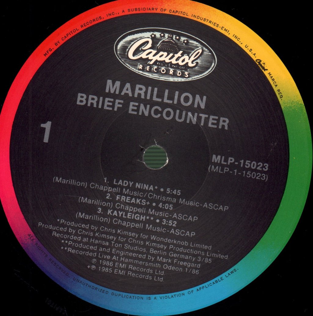 Marillion - Brief Encounter - Lp