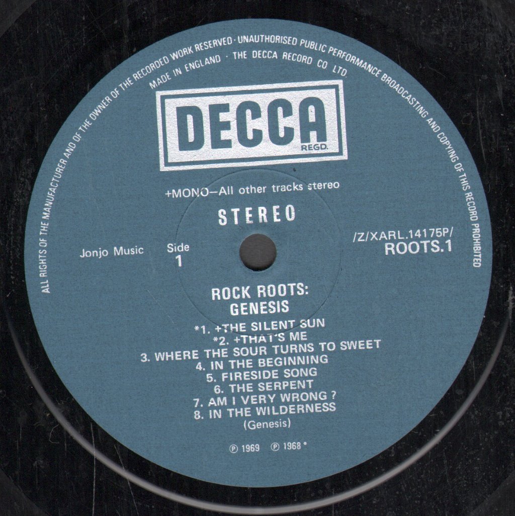 Genesis - Rock Roots - Lp