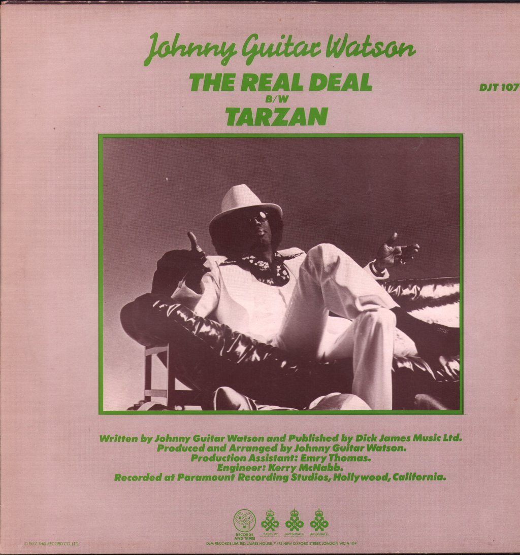 Johnny Guitar Watson - Real Deal - 12 Inch