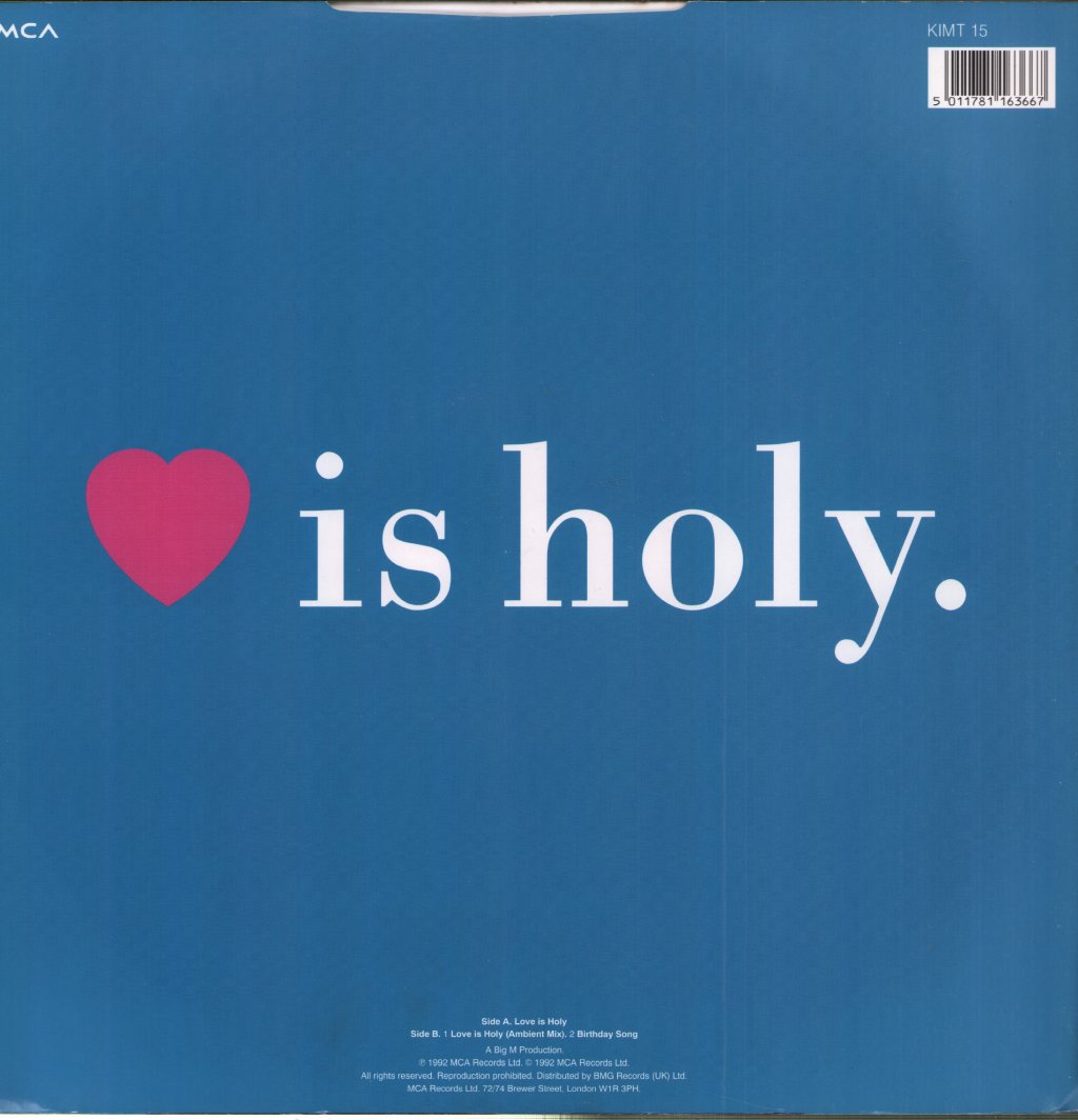 Kim Wilde - Love Is Holy - 12 Inch