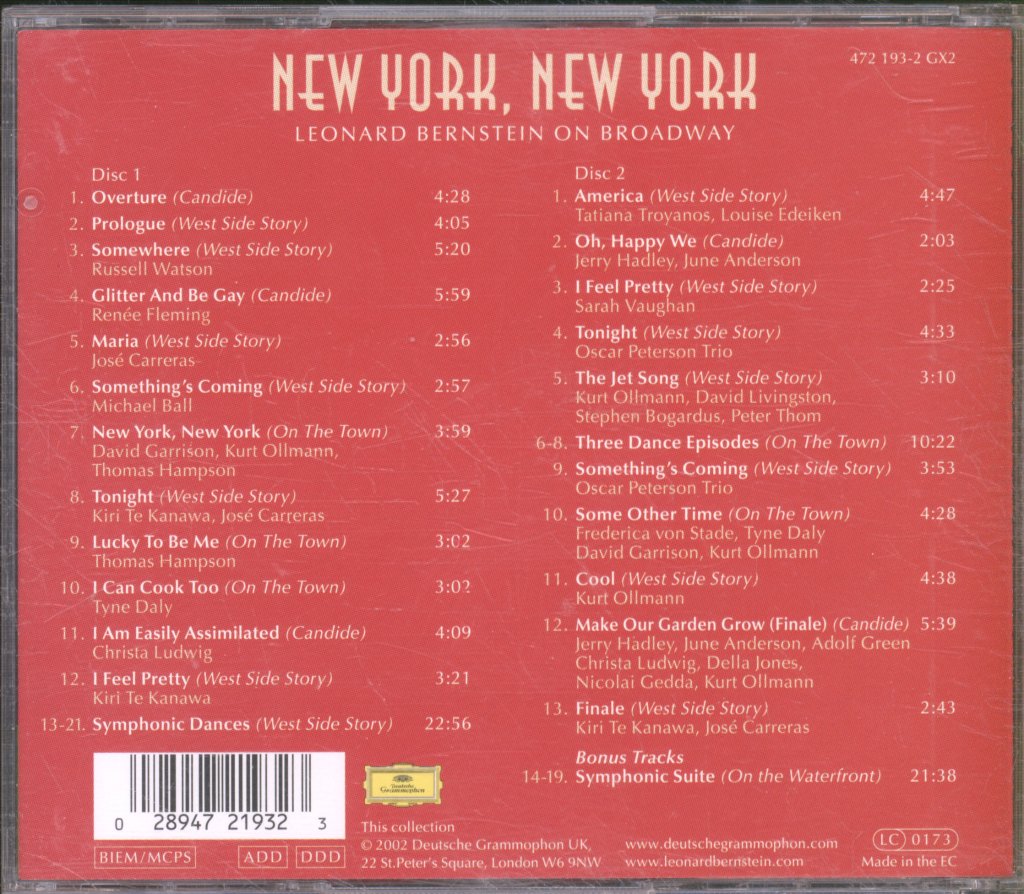 Various Artists - New York New York - Double Cd