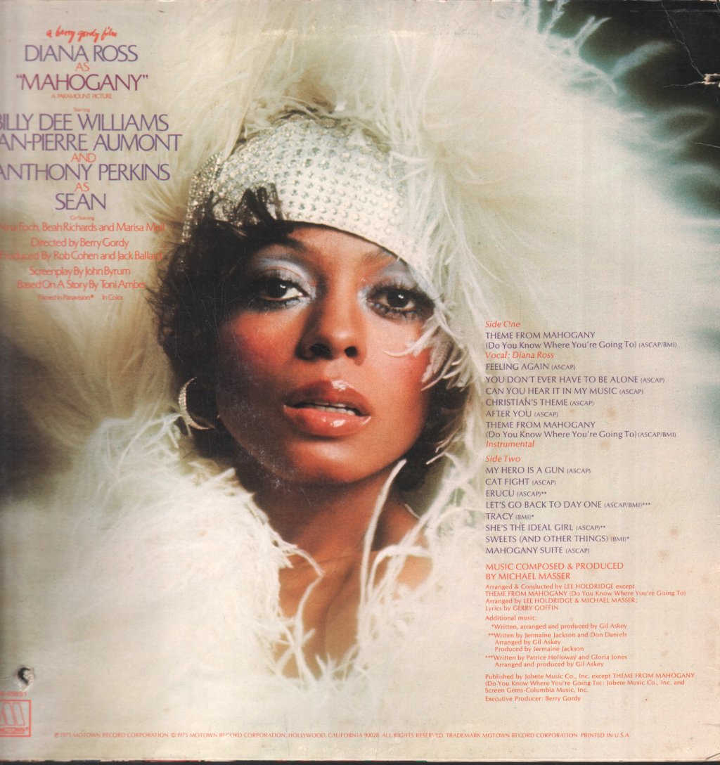 Michael Masser - Mahogany (The Original Soundtrack) - Lp