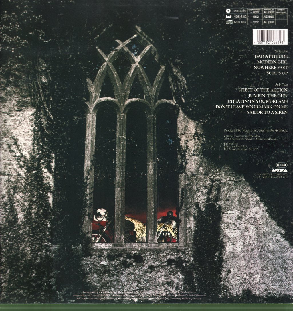 Meat Loaf - Bad Attitude - Lp