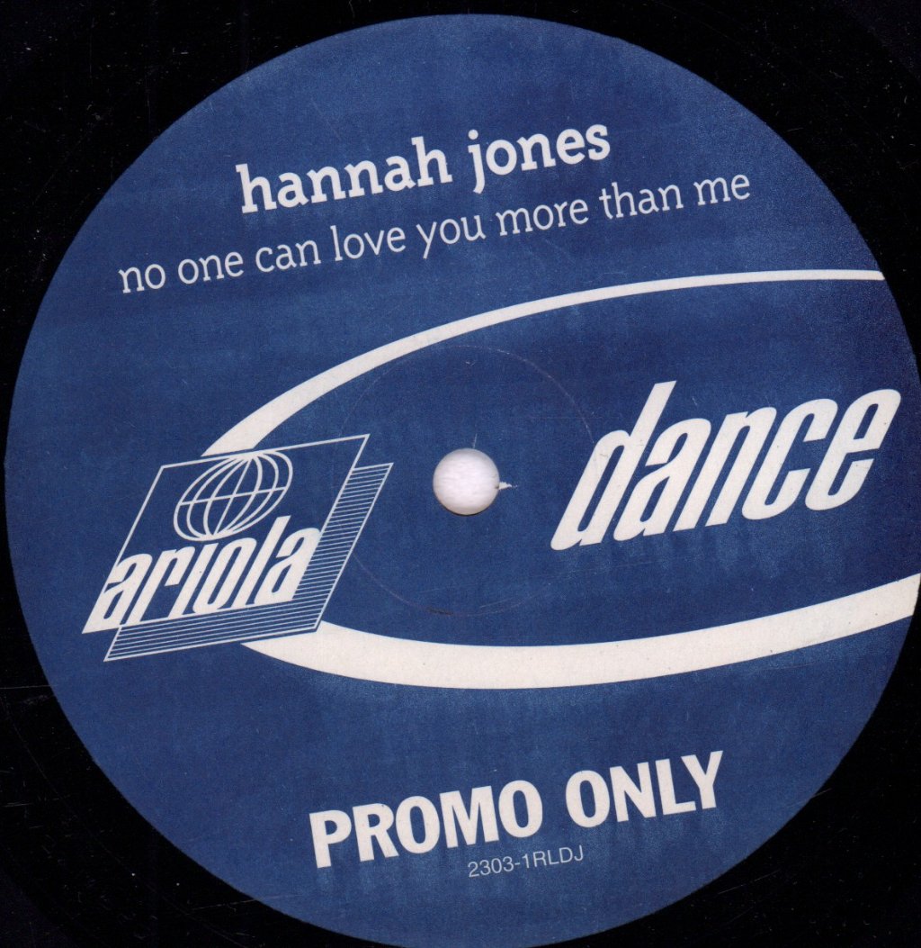 Hannah Jones - No One Can Love You More Than Me - 12 Inch