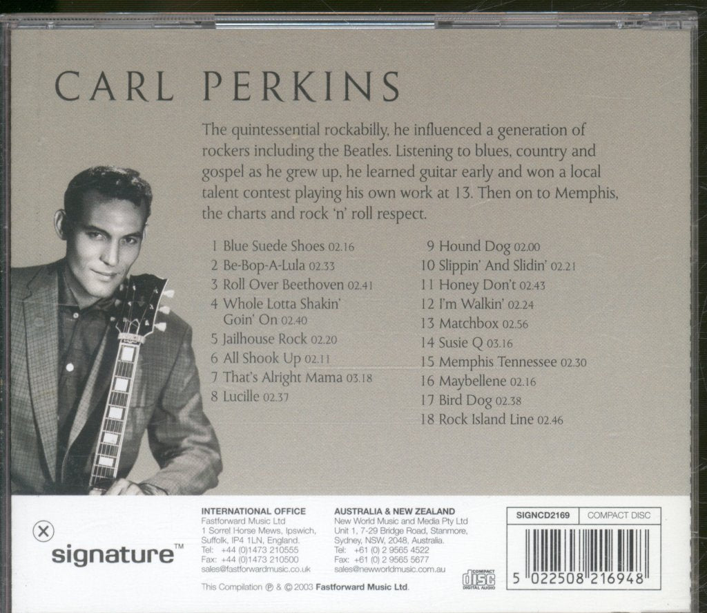 Carl Perkins - Unforgettable Music Of... Carl Perkins - Cd