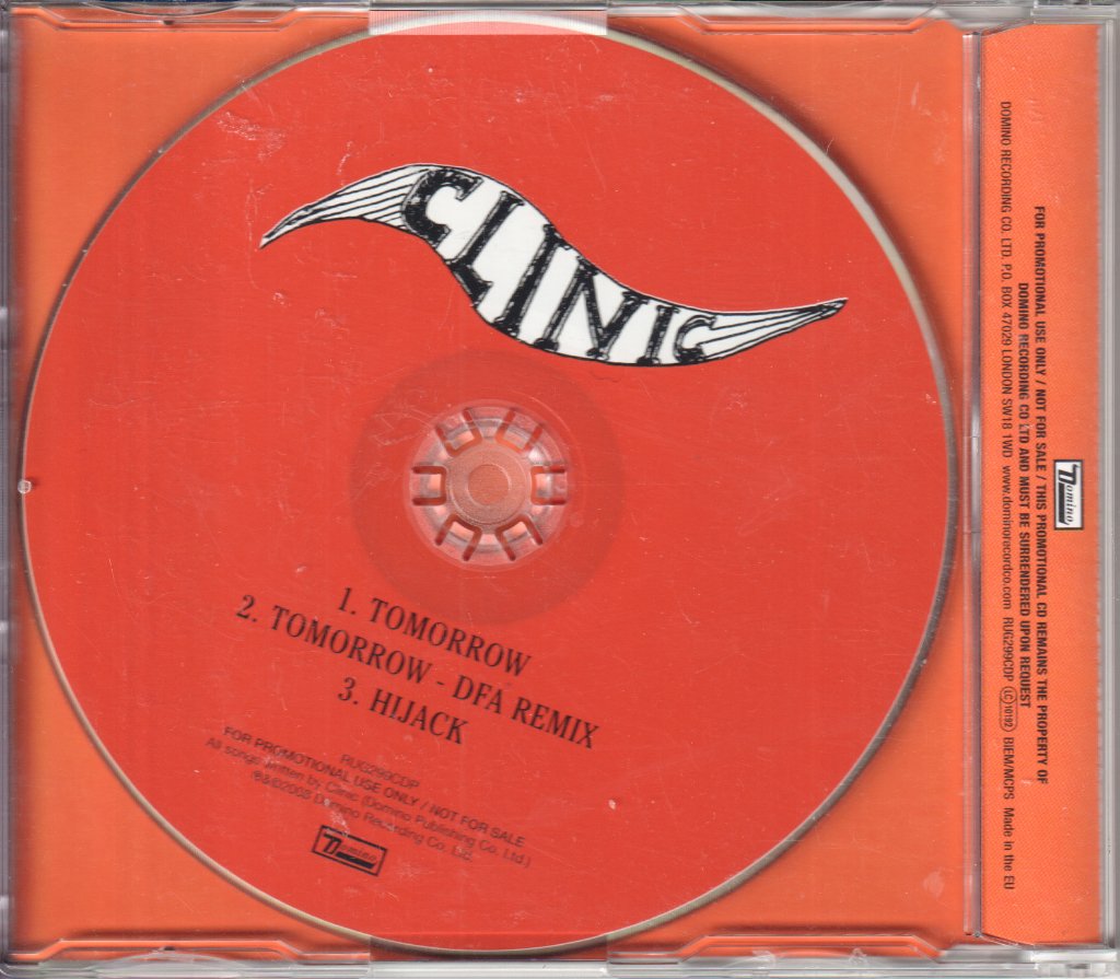 Clinic - Tomorrow - Cd