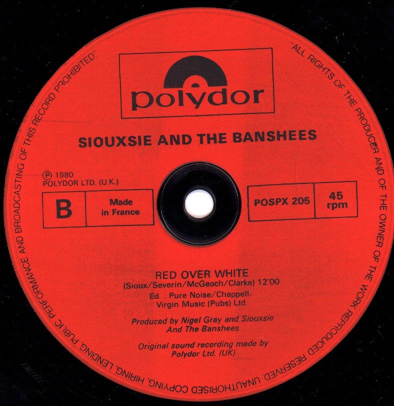Siouxsie And The Banshees - Israel - 12 Inch