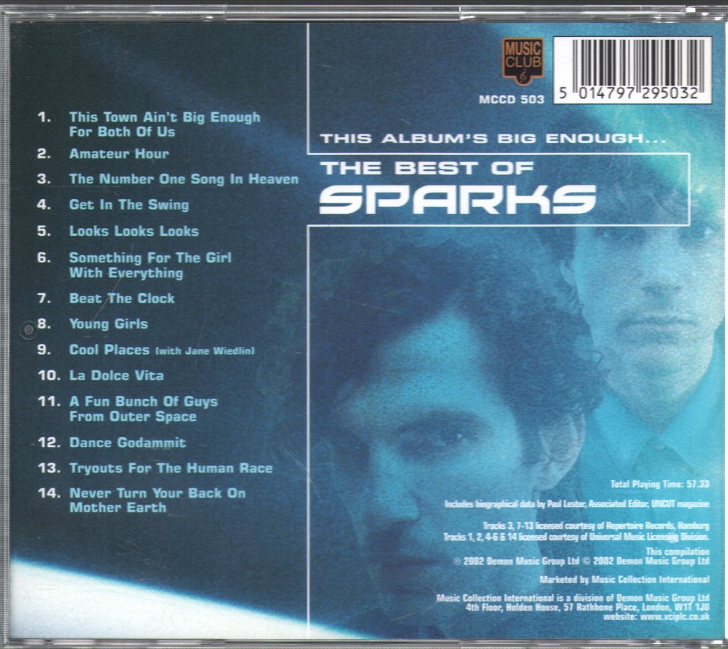 Sparks - This Album's Big Enough... The Best Of Sparks - Cd