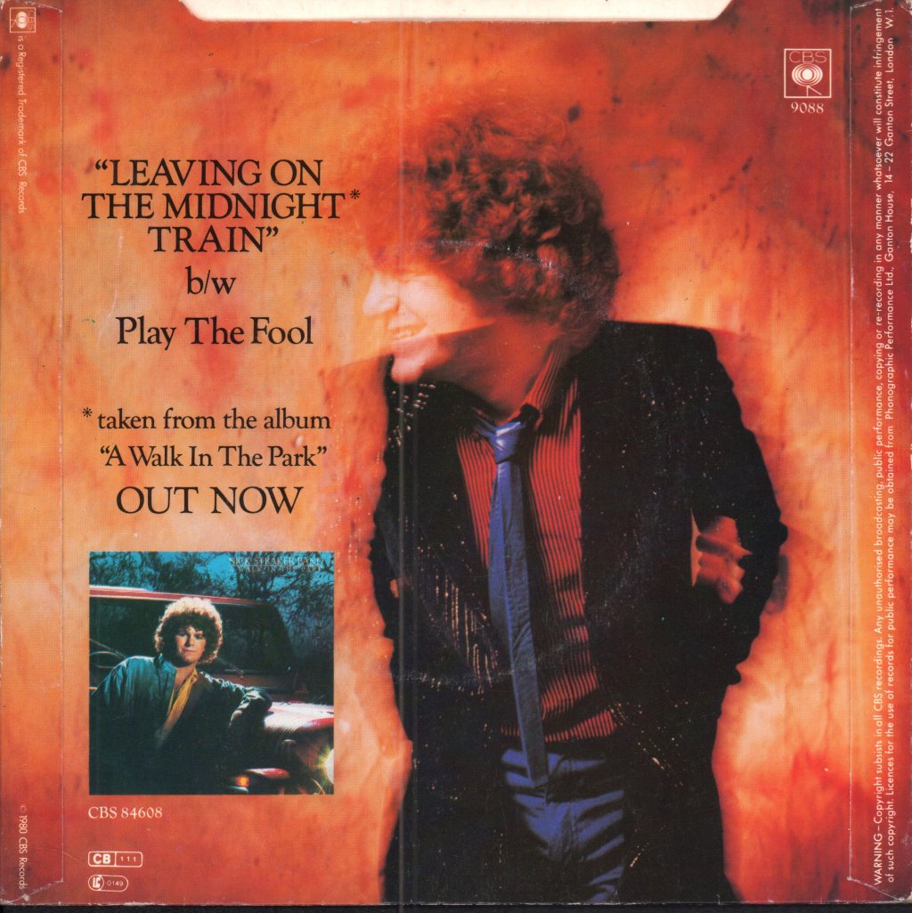 Nick Straker Band - Leaving On The Midnight Train - 7 Inch