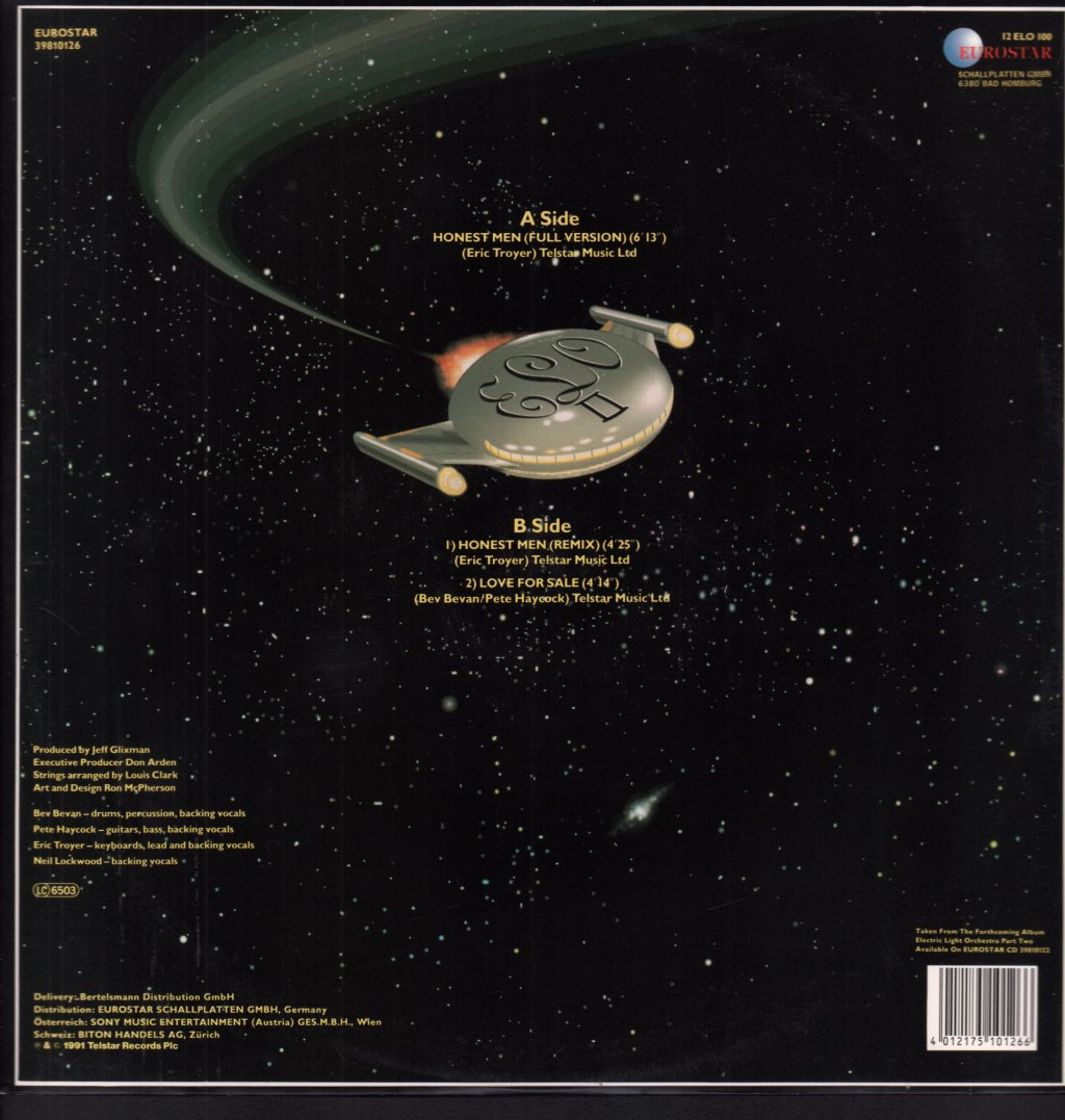 Electric Light Orchestra - Honest Men - 12 Inch
