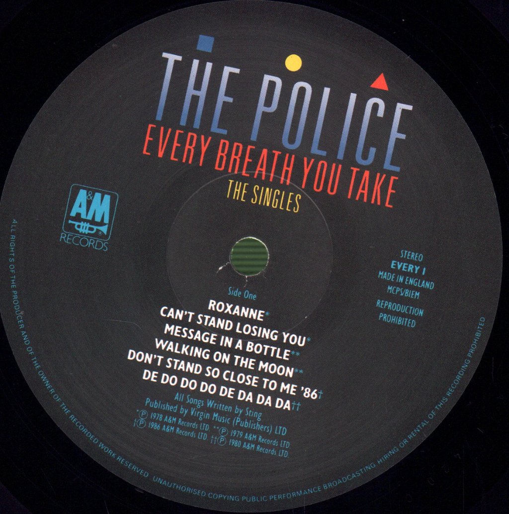 Police - Every Breath You Take (The Singles) - Lp