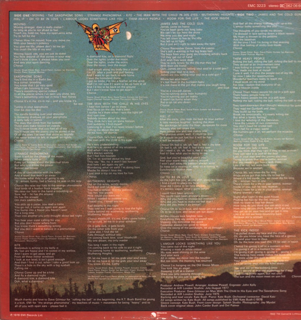 Kate Bush - Kick Inside - Lp