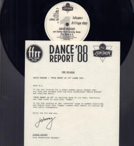 David Rudder - This Party Is It - 12 Inch
