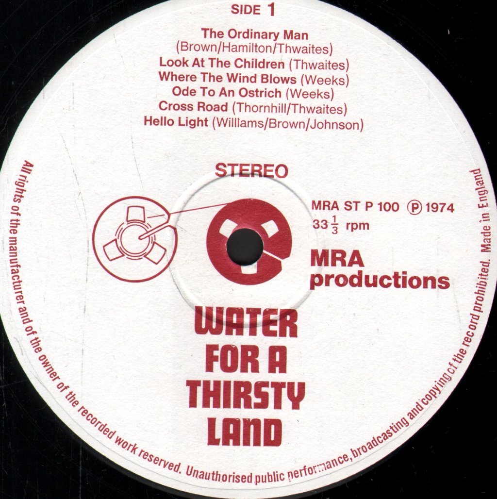 Water For A Thirsty Land - Water For A Thirsty Land - Lp