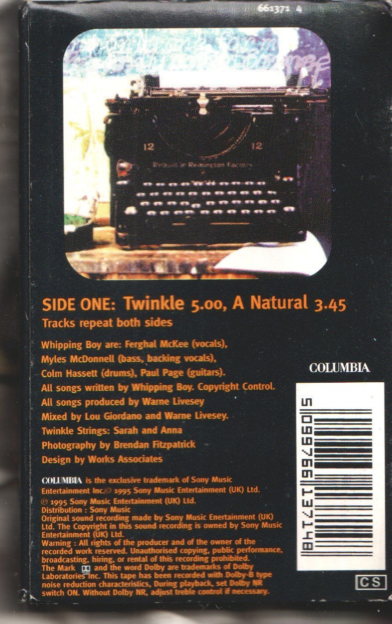 Whipping Boy - Twinkle - Cassette