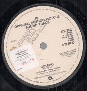 Henry Mancini - Bolero - 7 Inch