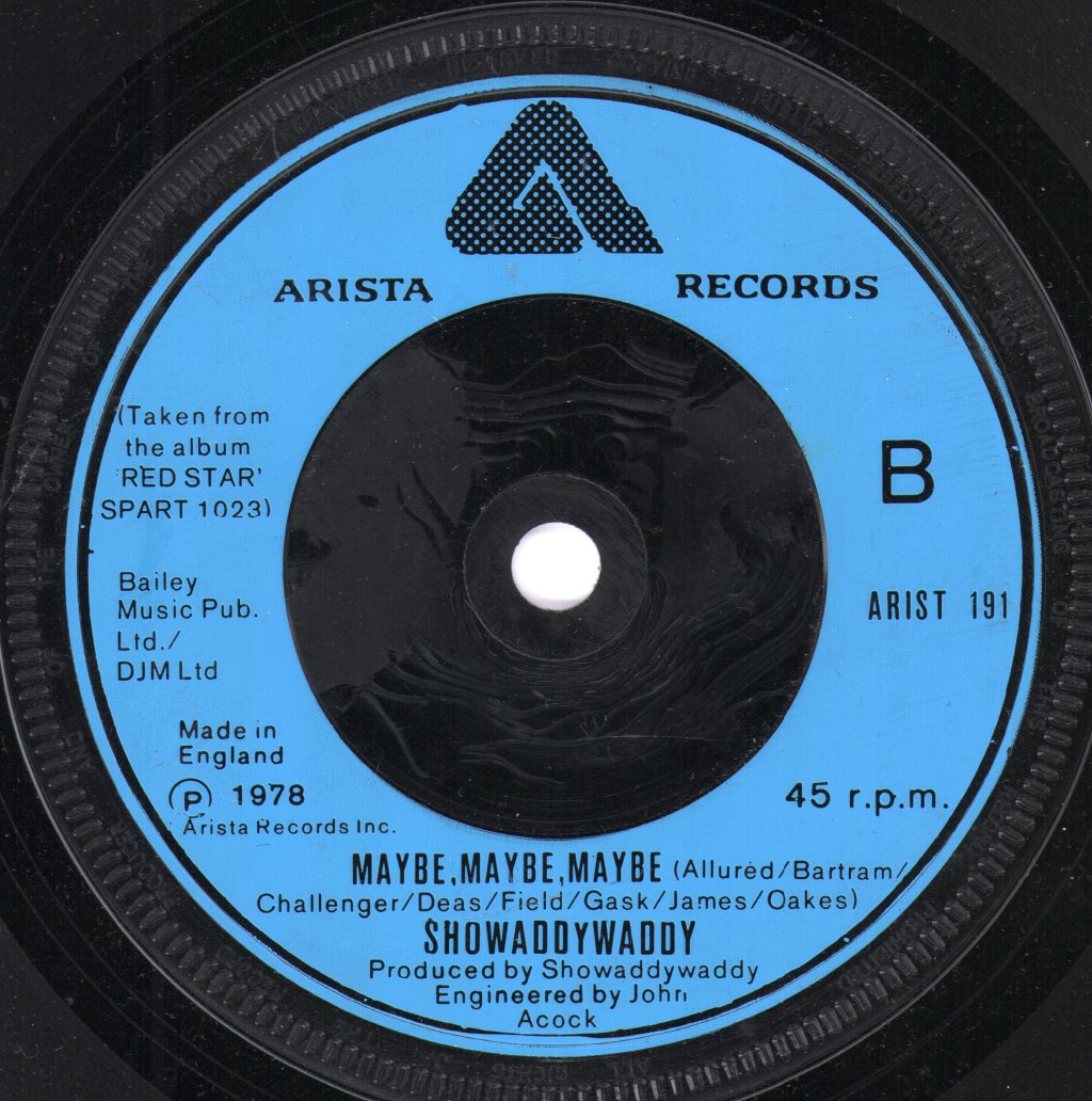 Showaddywaddy - A Little Bit Of Soap - 7 Inch