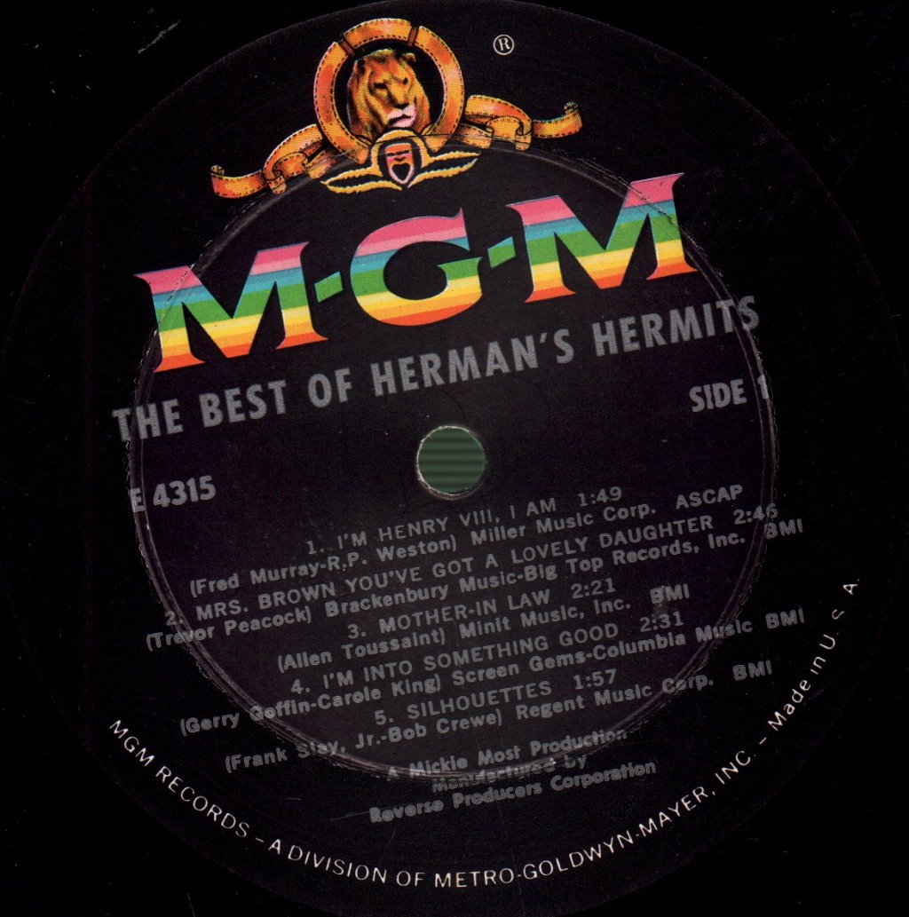 Herman's Hermits - Best Of Herman's Hermits - Lp
