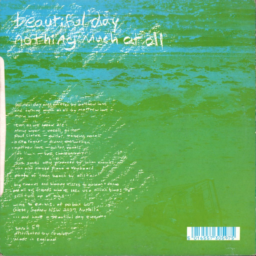 Even As We Speak - Beautiful Day - 7 Inch