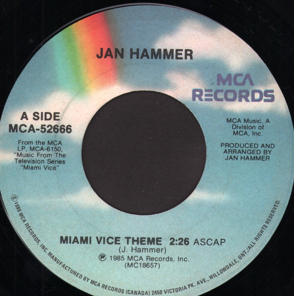 Jan Hammer - Miami Vice Theme - 7 Inch