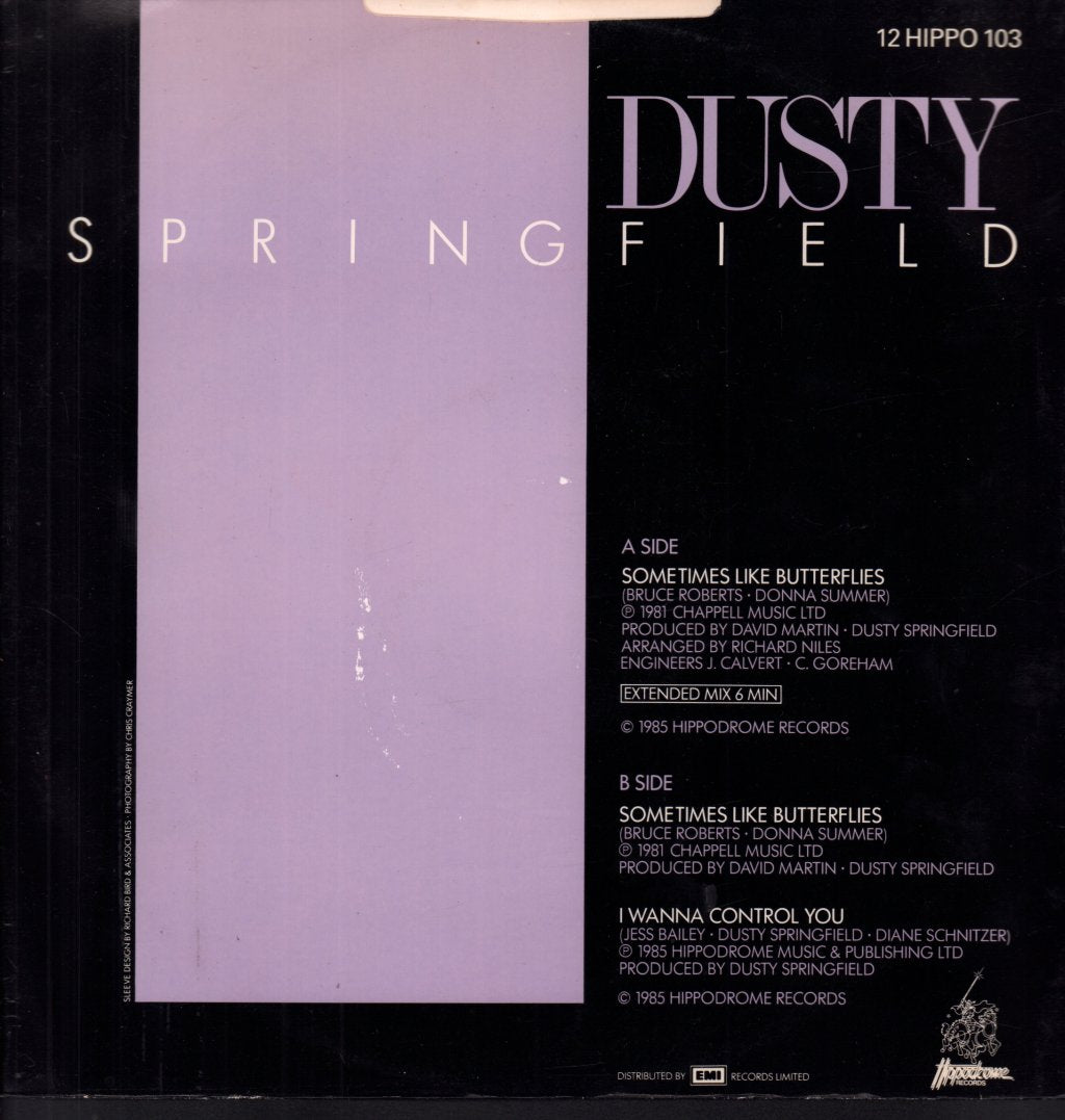 Dusty Springfield - Sometimes Like Butterflies - 12 Inch