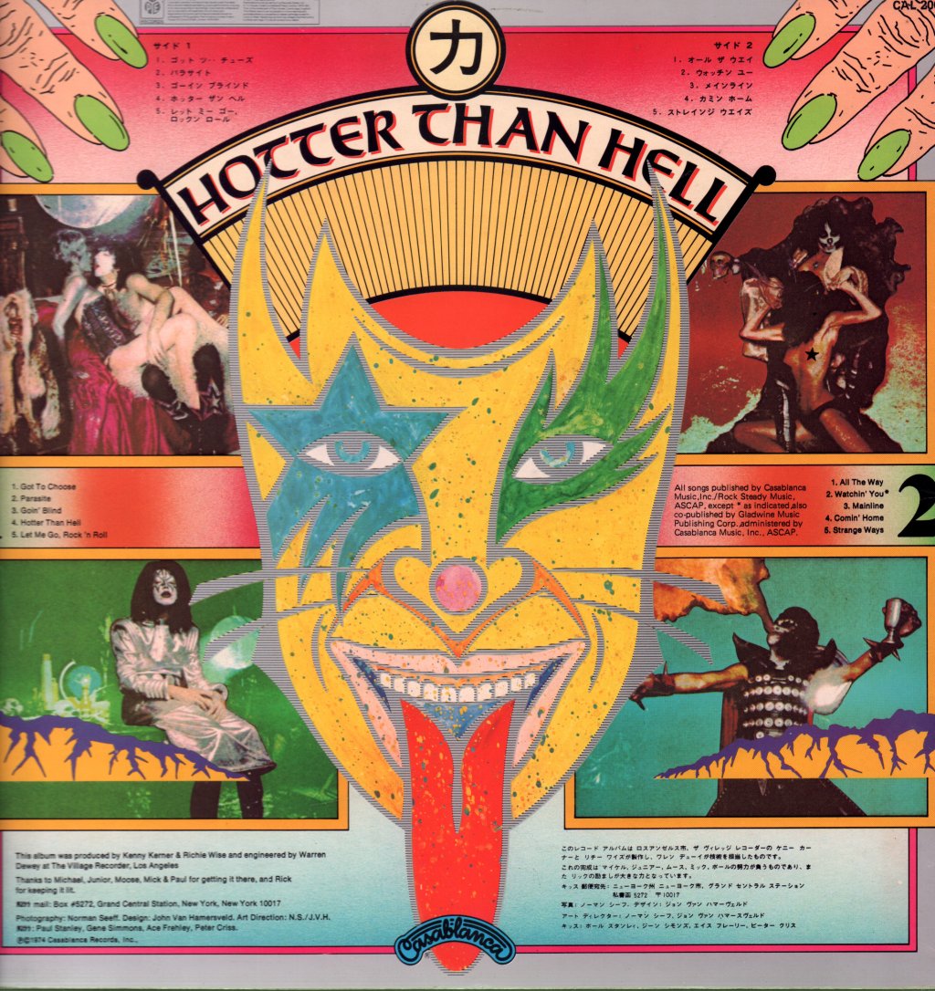 Kiss - Hotter Than Hell - Lp
