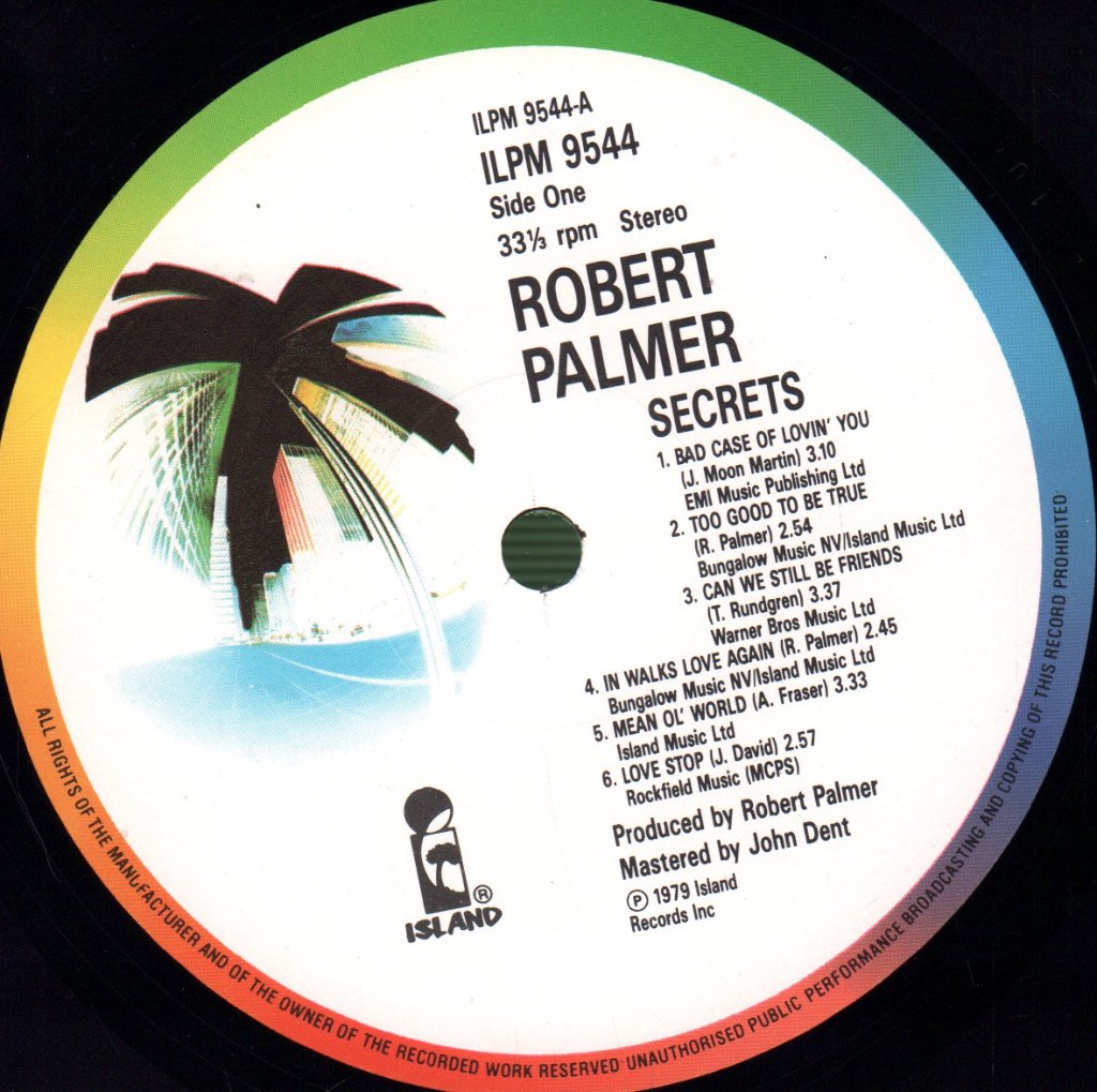 Robert Palmer - Secrets - Lp