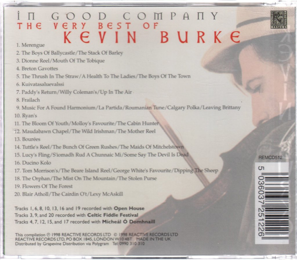 Kevin Burke - Very Best Of - Cd