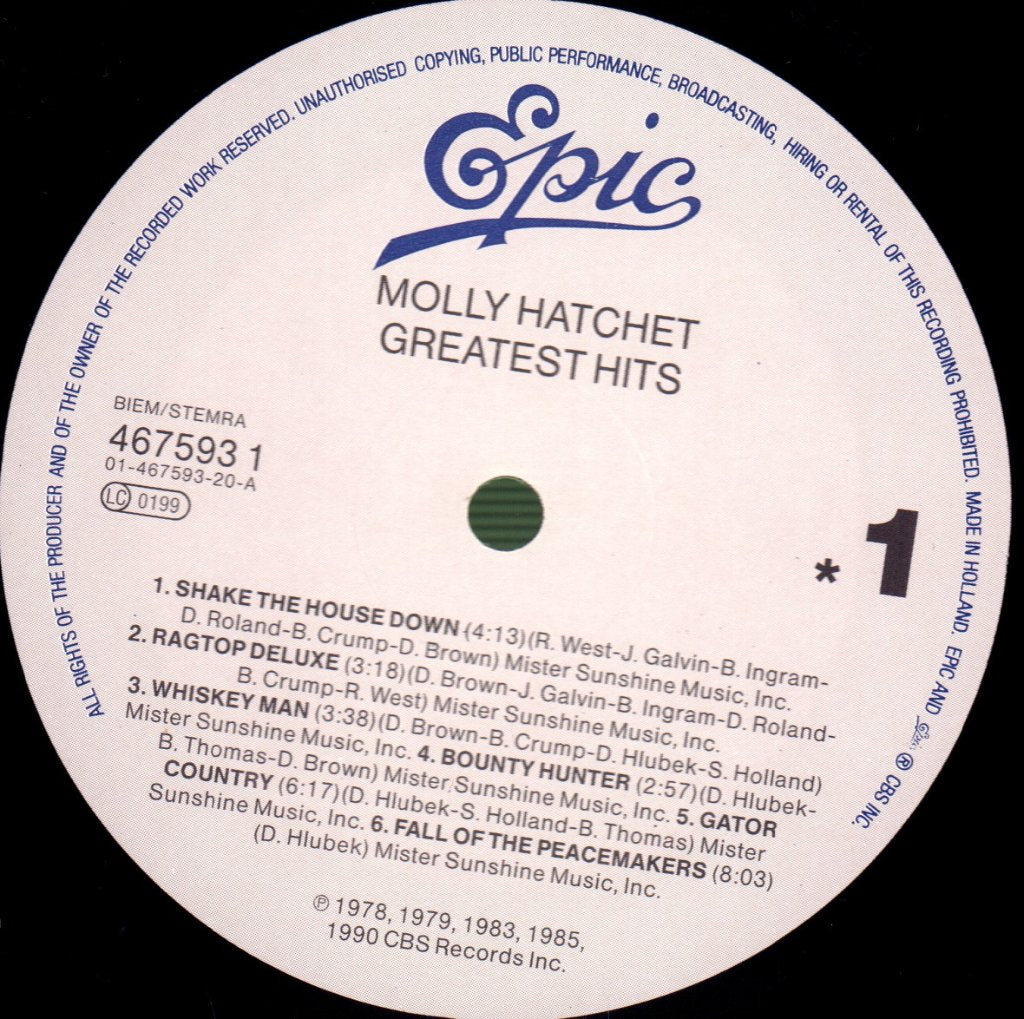 Molly Hatchet - Greatest Hits - Lp