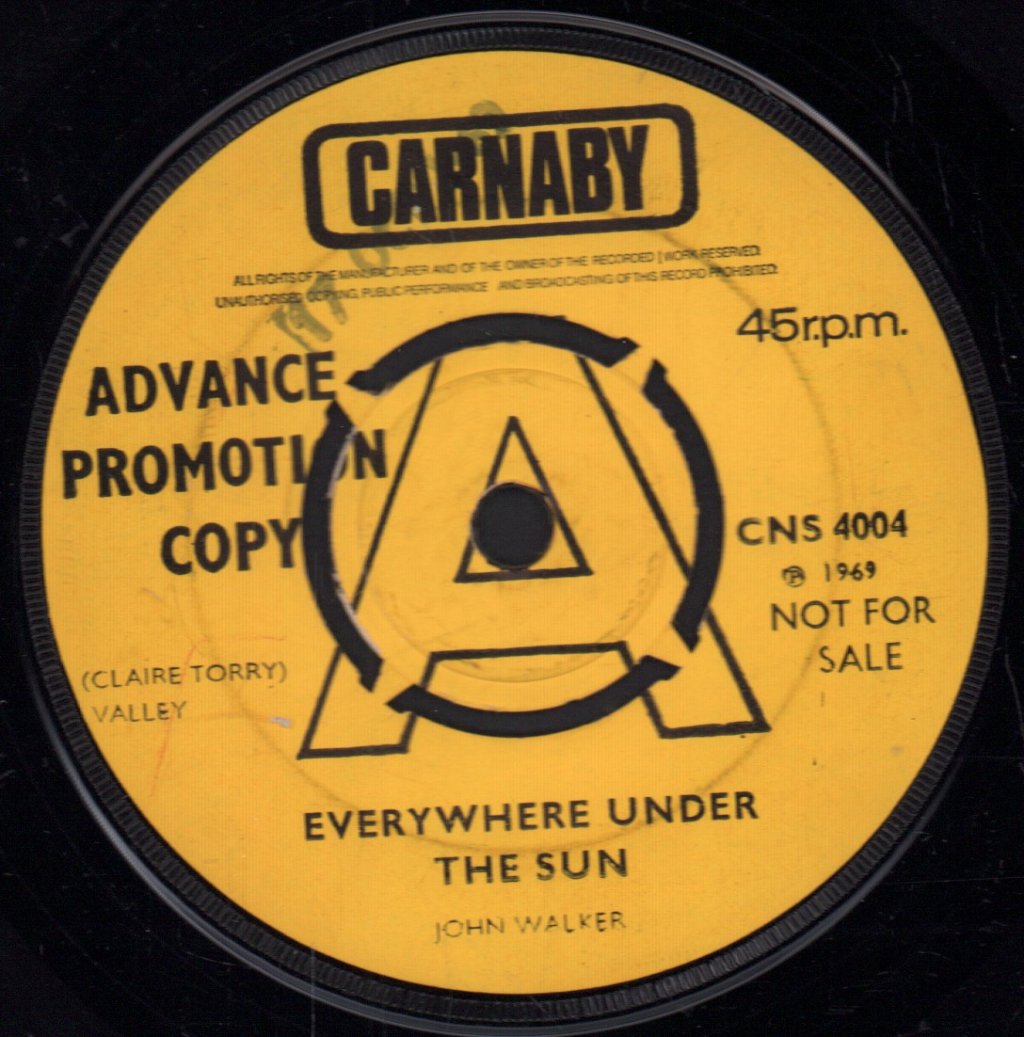 John Walker - Everywhere Under The Sun - 7 Inch