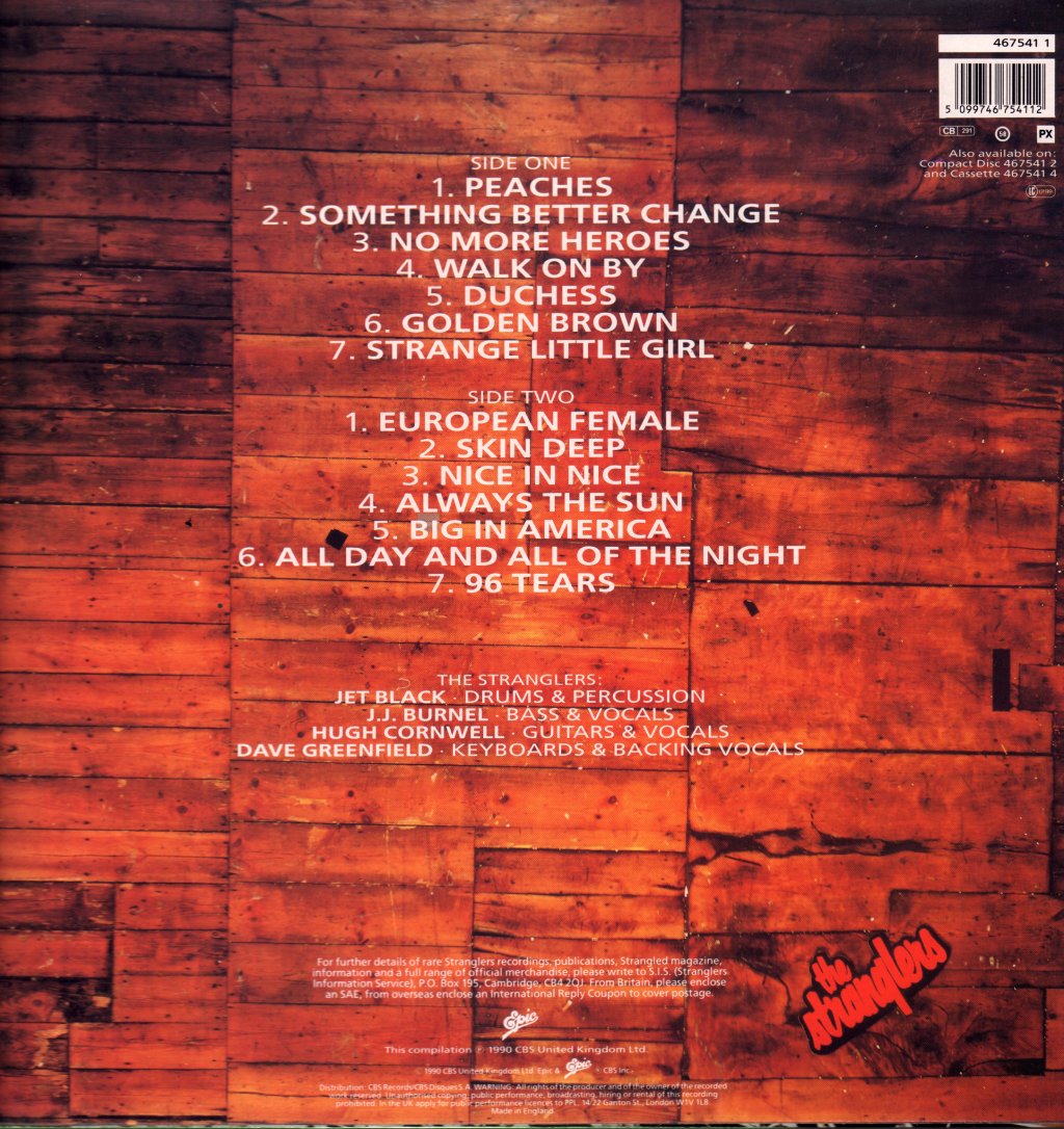 Stranglers - Greatest Hits 1977-1990 - Lp