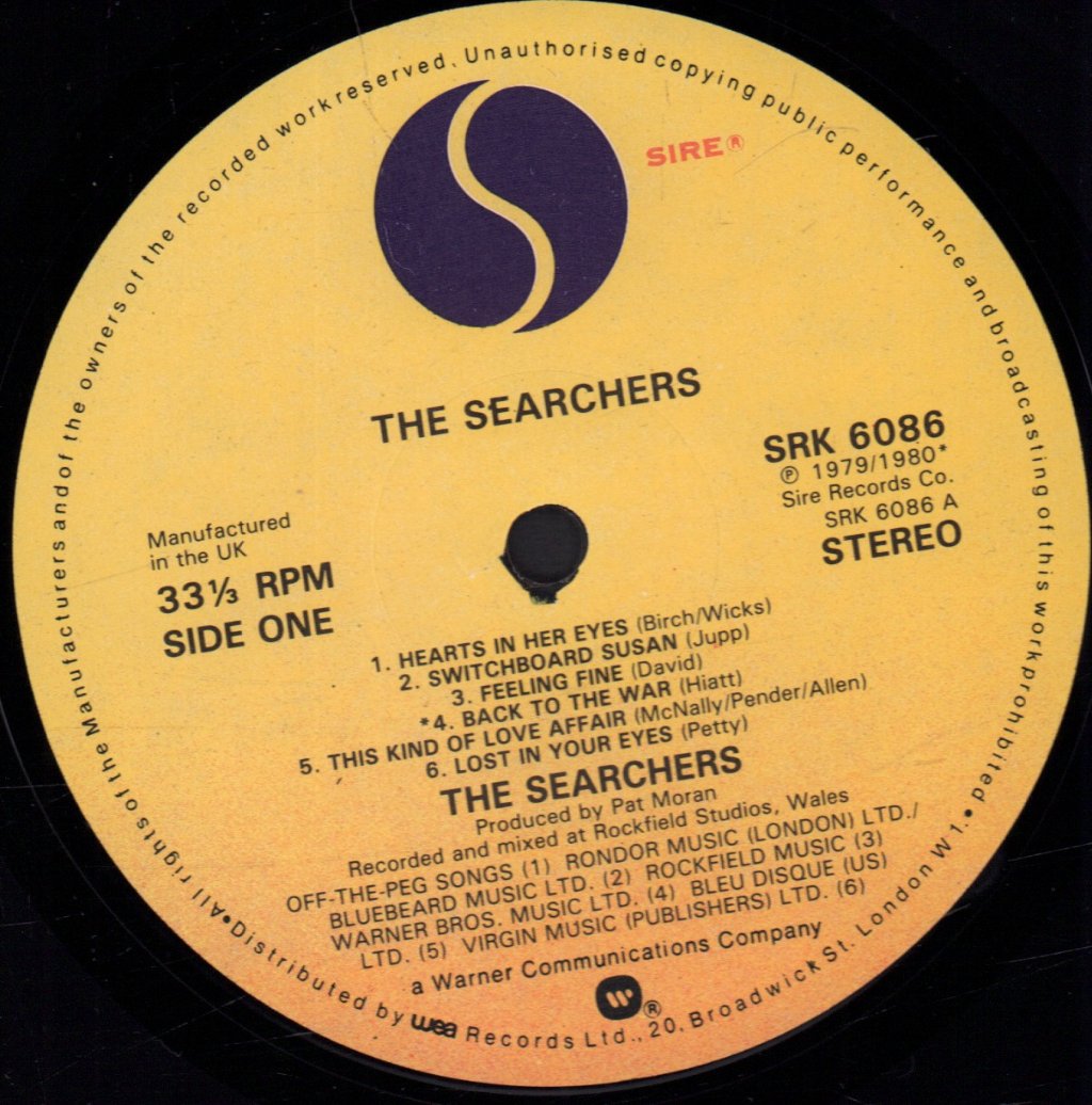 The Searchers UK ORIGINAL シングルレコード9枚セット The Searchers UK ORIGINAL シングルレコード9枚セット The Searchers