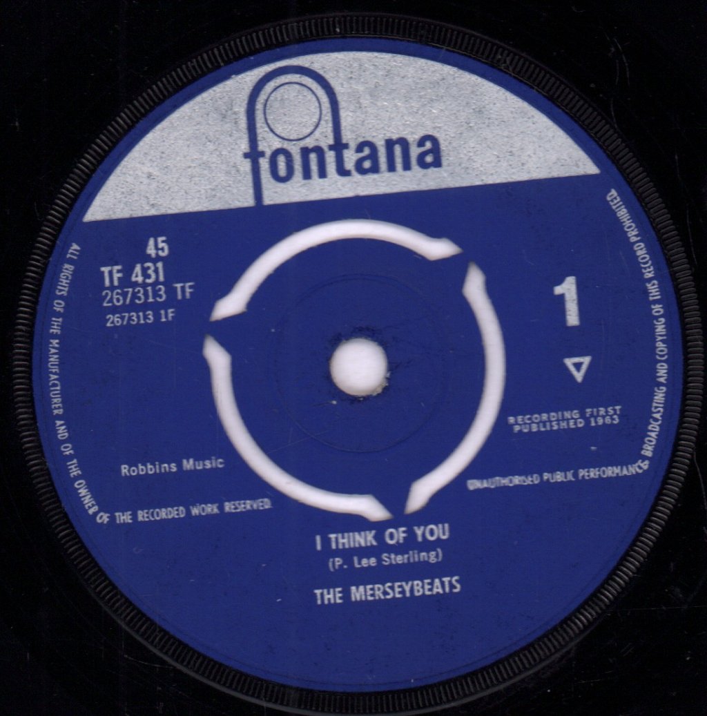 Merseybeats - I Think Of You - 7 Inch