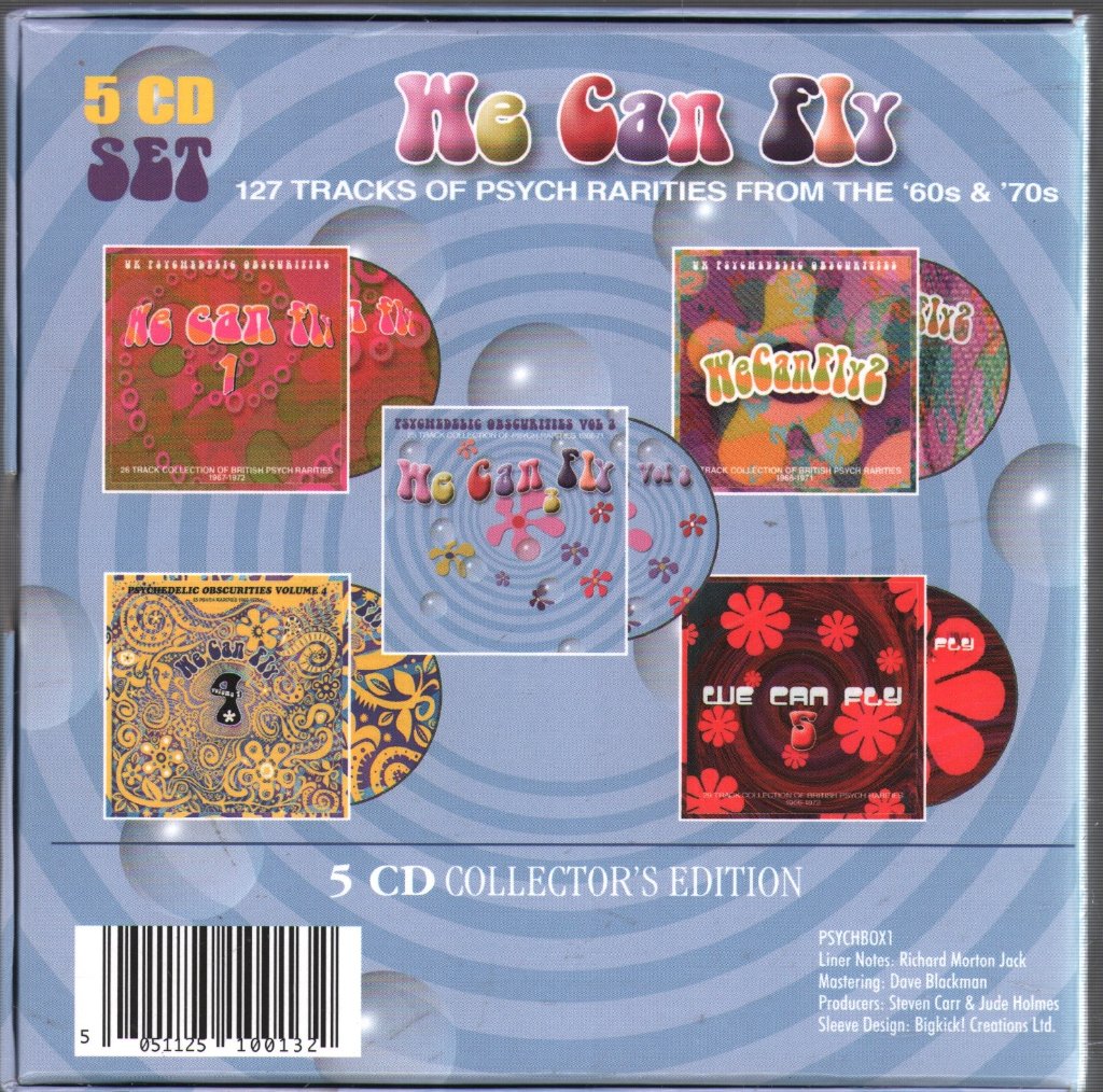 Various Artists - We Can Fly (128 Tracks Of Psych Rarities From The '60s & '70s) - Cd Set