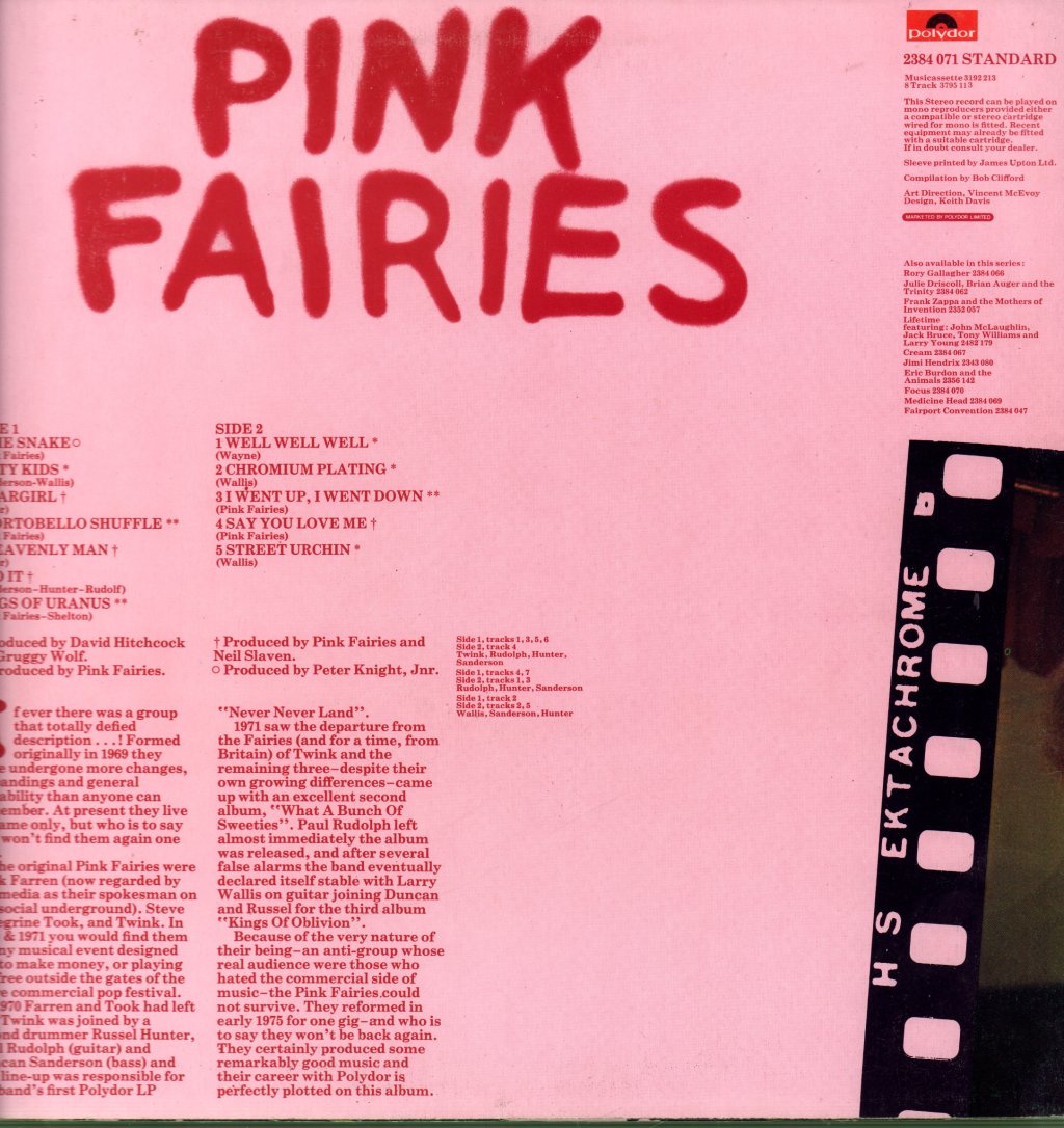 Pink Fairies - Pink Fairies - Lp
