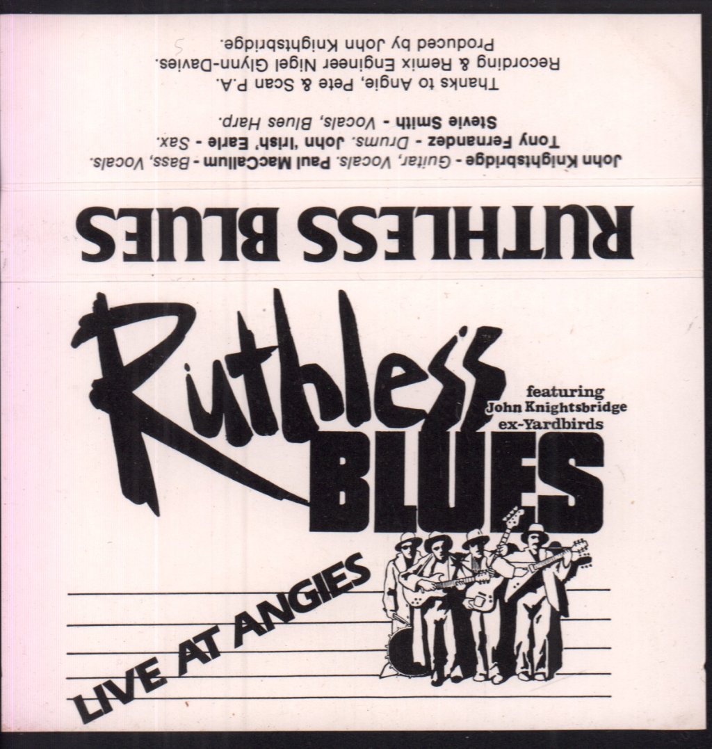 Ruthless Blues - Live At Angies - Cassette