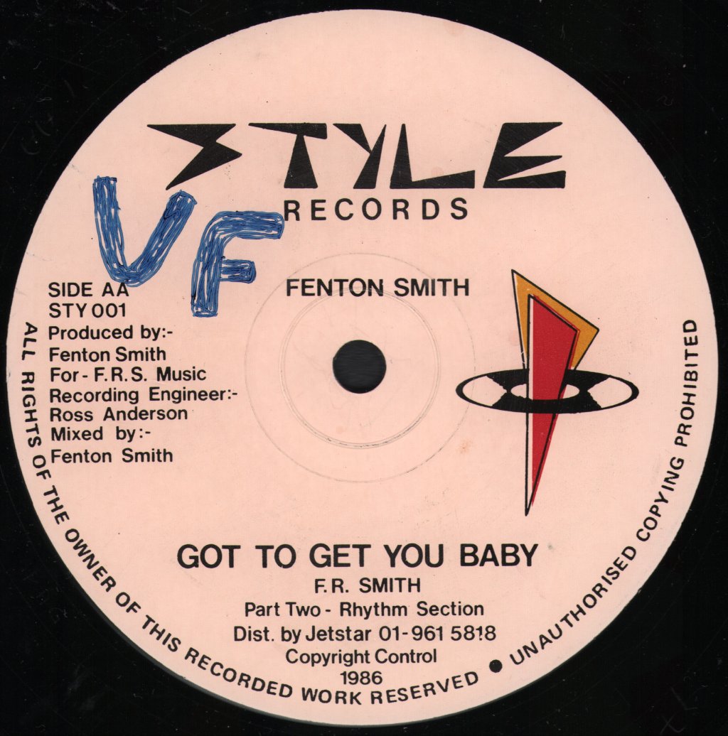 Fenton Smith - Intentions Are Big / Got To Get You Baby - 12 Inch