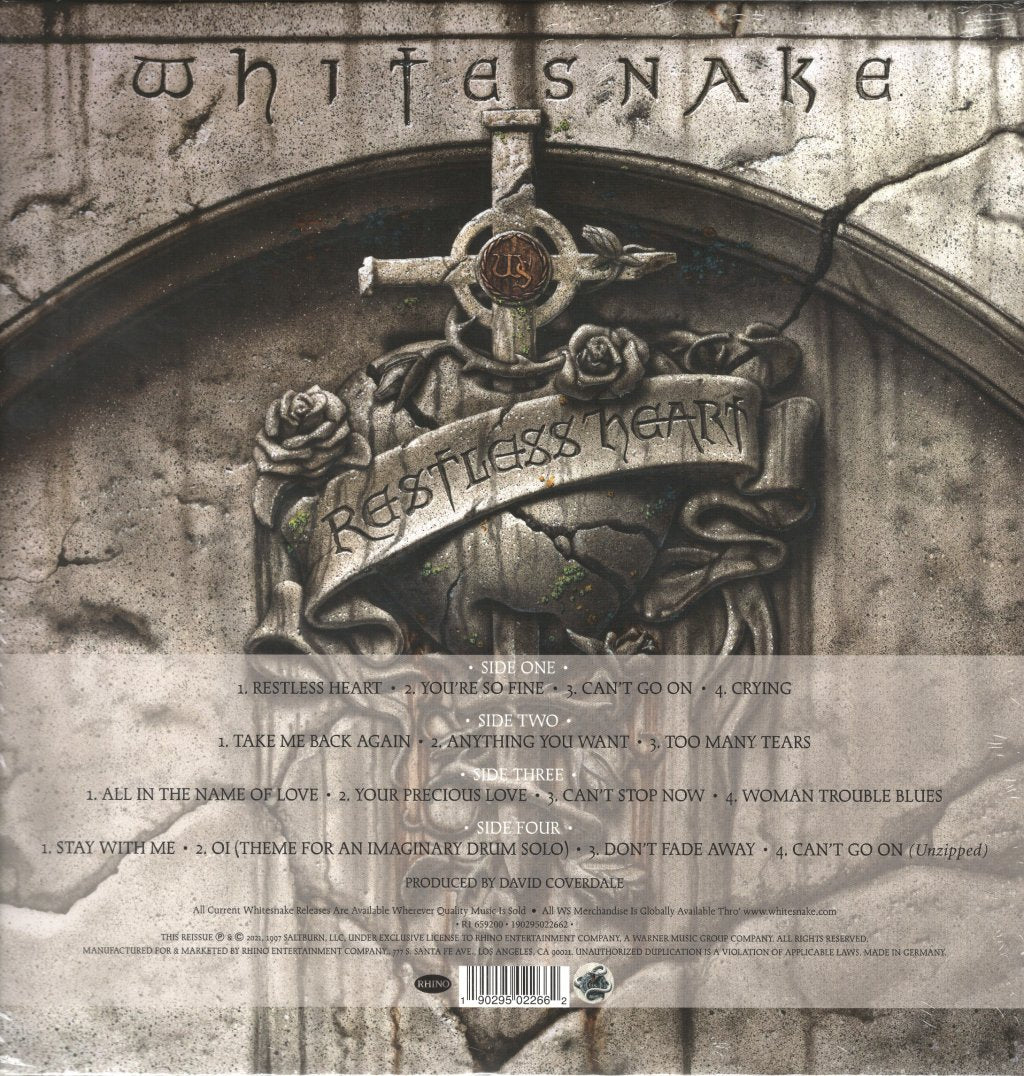 Whitesnake - Restless Heart - Double Lp