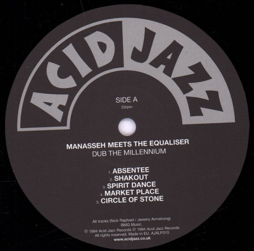 Manasseh Meets The Equaliser - Dub The Millennium - Lp