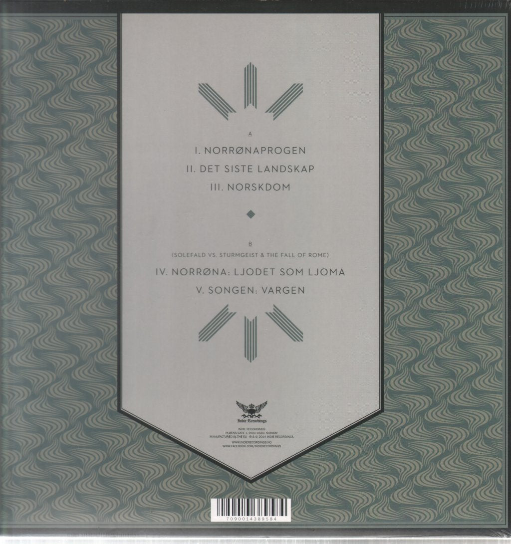 Solefald - Norronasongen. Kosmopolis Nord - Lp