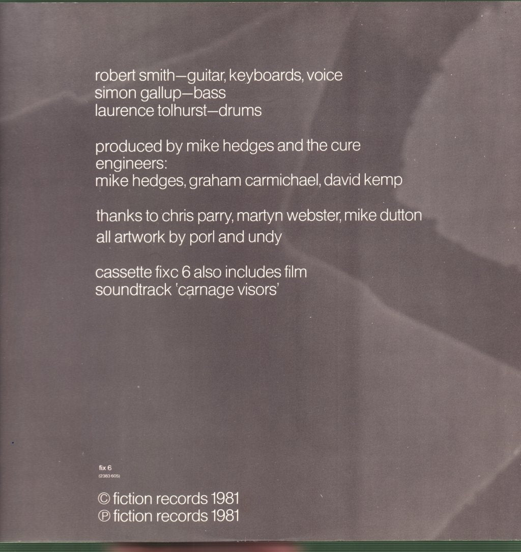 Cure - Faith - Lp