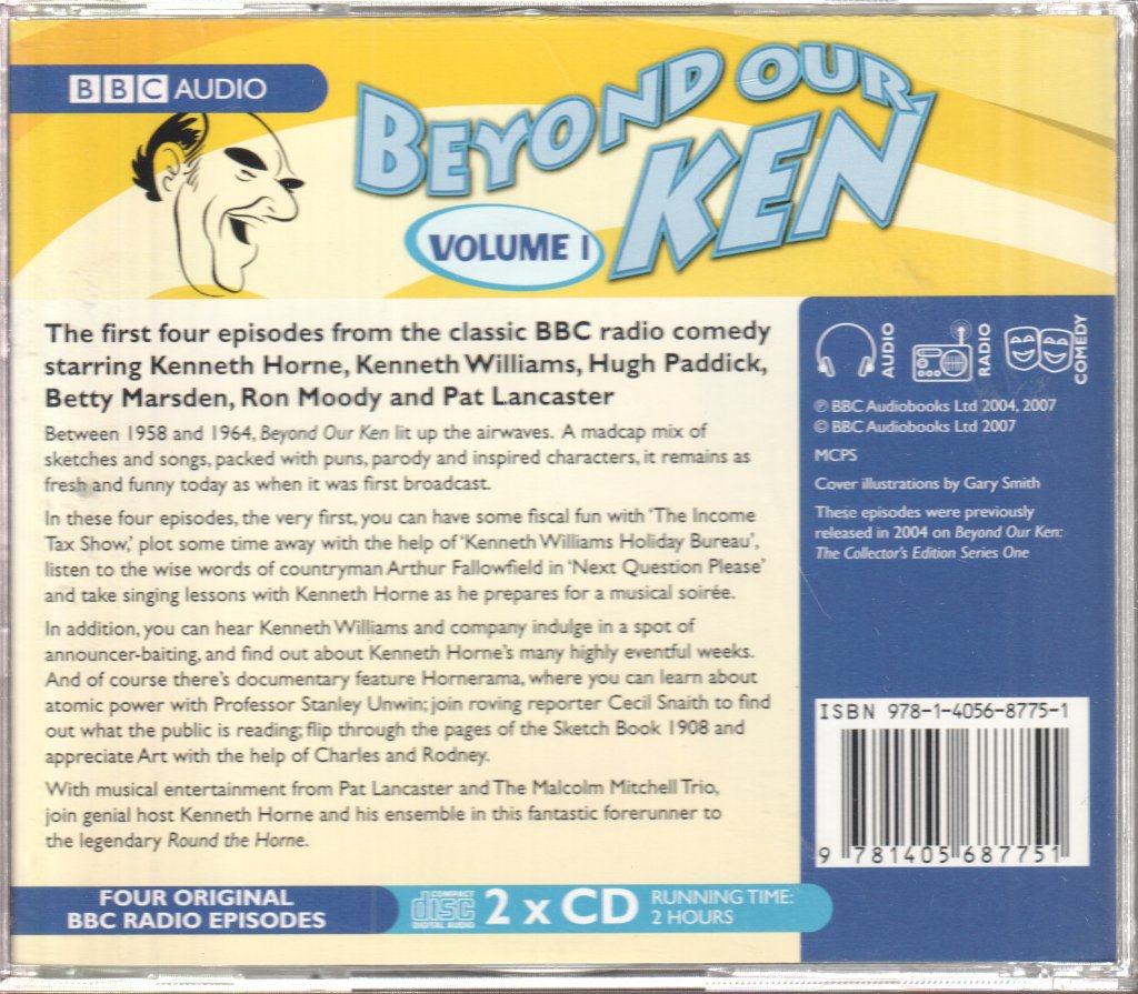 Beyond Our Ken - Beyond Our Ken Volume 1 - Double Cd