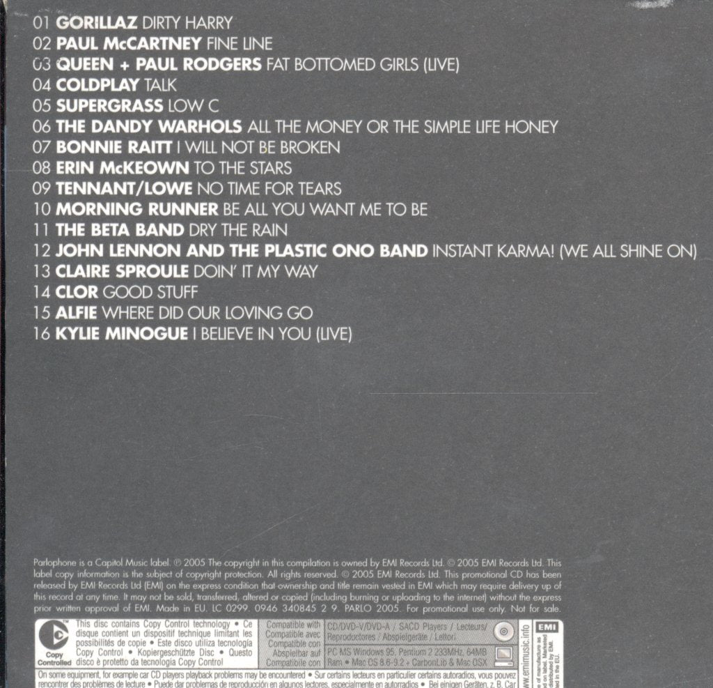 Various Artists - Parlophone 2005 - Cdr