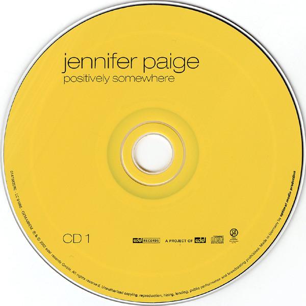 Jennifer Paige - Positively Somewhere - Cd