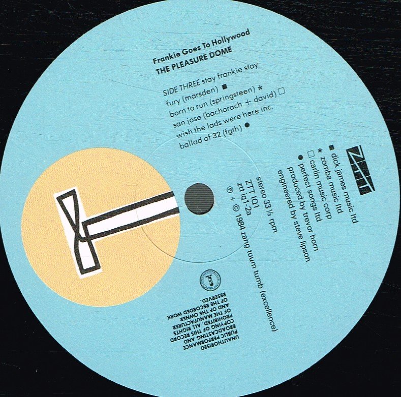 Frankie Goes To Hollywood - Welcome To The Pleasuredome - Double Lp