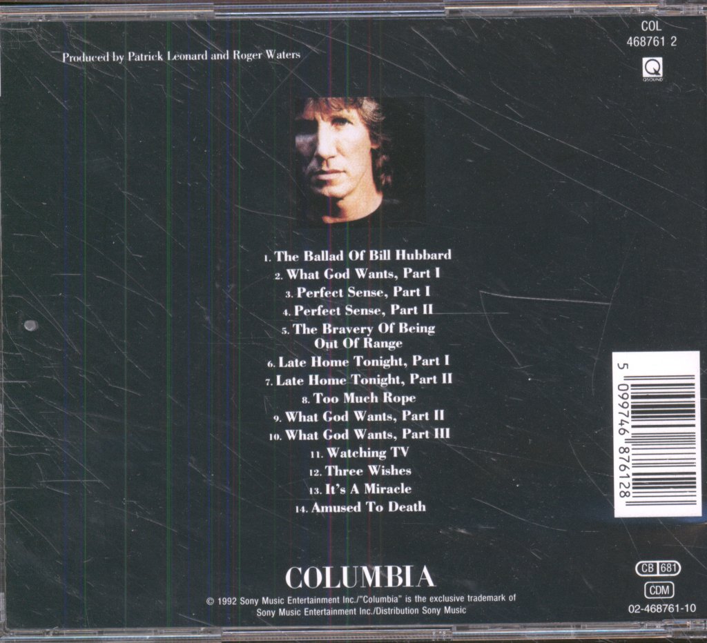Roger Waters - Amused To Death - Cd