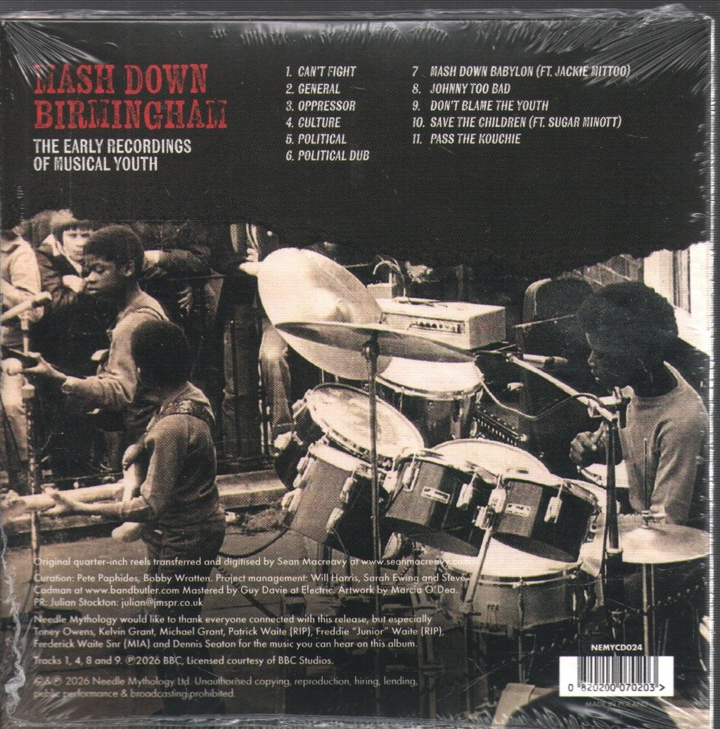Musical Youth - Mash Down Birmingham: The Early Recordings of Musical Youth - Cd